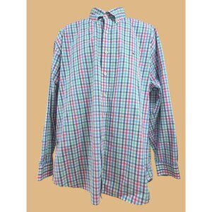 Vineyard Vines Mens Whale Shirt XXL Plaid